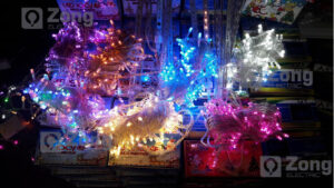 ไฟหยดน้ำ ไฟหยดน้ำLED100หัว แบบนิ่งและแบบกระพริบ 8เมตร