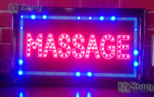 massage ป้ายไฟLED MASSAGE นวด