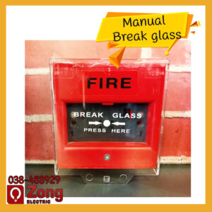 manual breakglass ปุ่มกดฉุกเฉิน อุปกรณ์แจ้งเหตุเพลิงไม้ ชนิดBreak glass