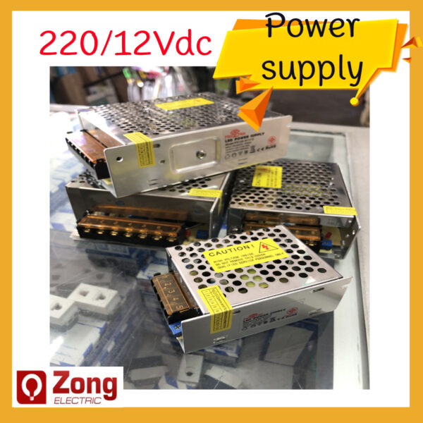 หม้อแปลง สวิทชิ่ง 220V/12V ไฟเข้า 220Vac ออก12Vdc พลังงานสูง อย่างดี  LED Power supply